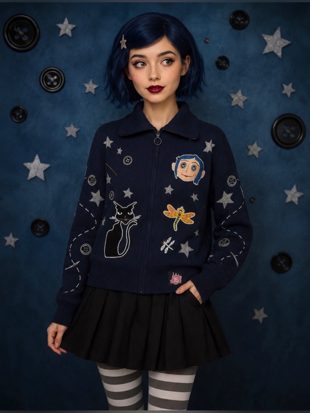 Laika Coraline Icons Women's Zippered Sweater